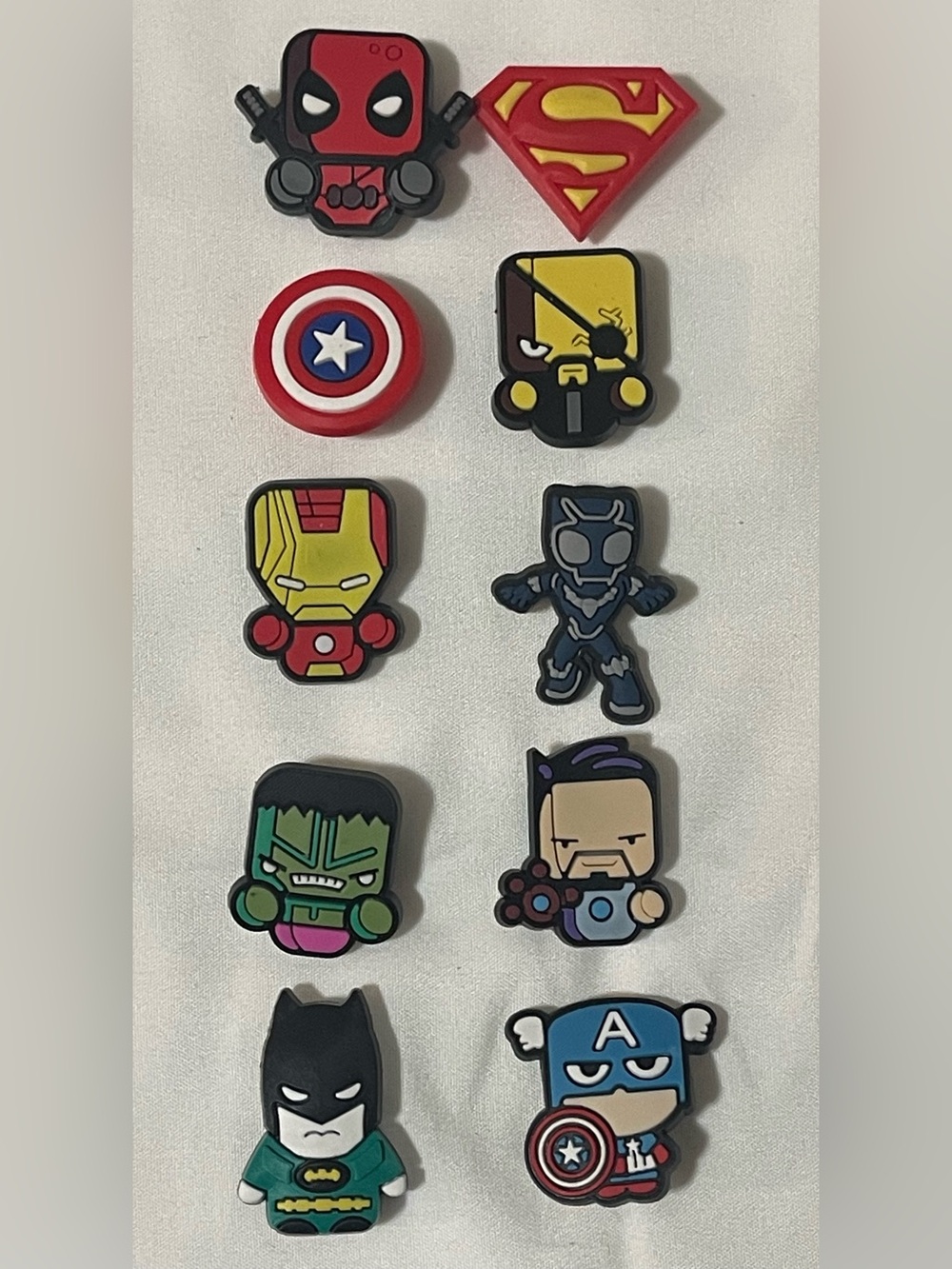 Superhero jibbitz